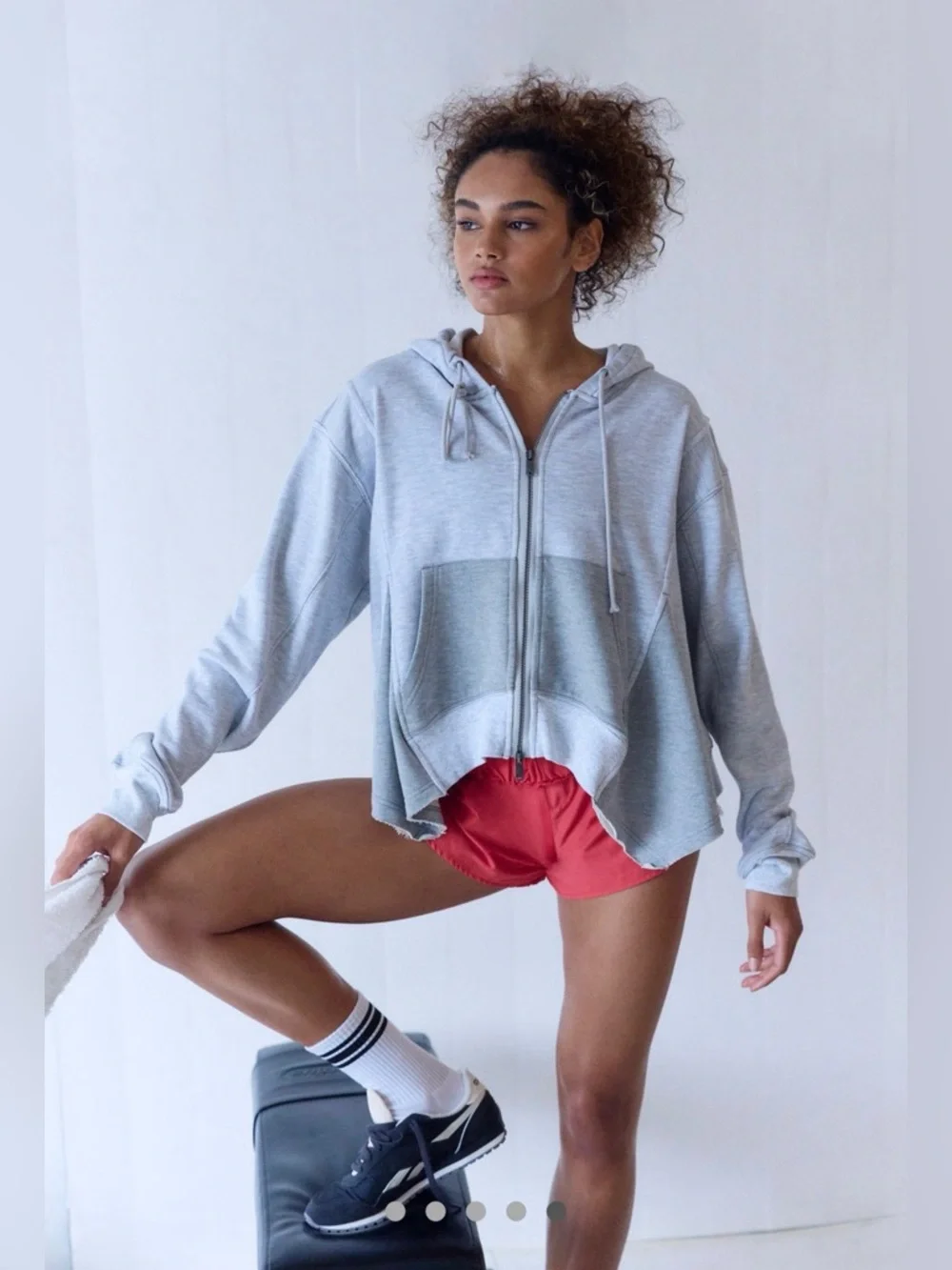 NWT Free People Fly By Zip-Up Hoodie - Picture 5 of 7